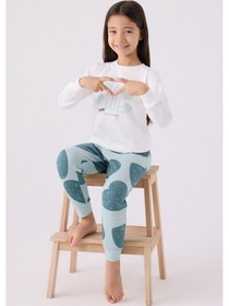 Resim Rolypoly Kız Çocuk Mavi Pijama Takımı Rp3471-c-v2 Mavi 