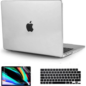 Resim Arabulalaca Macbook Pro 16.2 2021 A2485 M1 İşlemcili Koruma Kılıfı 3 Lü Set Hardcese 