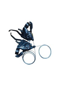 Resim Dashanshop 21 Vites Alüminyum Alaşım Bisiklet Vites Ve Fren Kolu Seti 3/7/8 Vitesli Ergonomik Siyah 