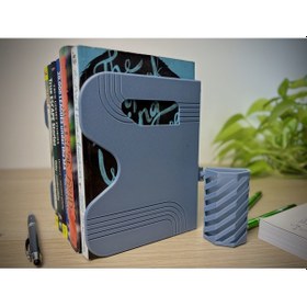 Resim Geri Çekilebilir Kitap Standı Kitap Düzenleyici Kitaplık 