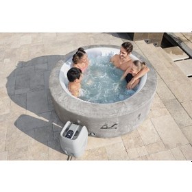 Resim Lay-z-spa 60065 Zurich Energysense Signature Airjet Şişme Spa Havuzu, 2-4 Kişilik Gri 