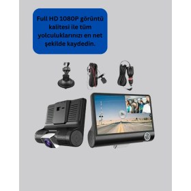 Resim Teknodayım G-Sensör, Park Modu ve Döngüsel Kayıt Destekli Araç Dvr 