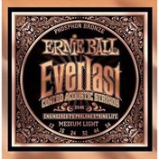 Resim Ernie Ball P02546 Everlast Akustik Gitar Teli (MediumLight) 