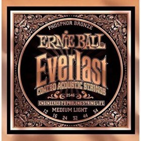 Resim Ernie Ball P02546 Everlast Akustik Gitar Teli (MediumLight) 