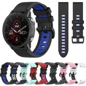 Resim Sones Garmin Fenix 5s Plus 22mm Silikon Spor İki Renkli Watch Band 
