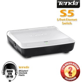 Resim Tenda S5 5 Port 10/100 Switch 