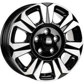 Resim CMS-1469-03 6.5x17" -5x130 ET60 89.1 Diamond Black Gloss Jant (4 Adet) 