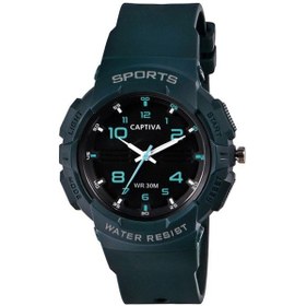 Resim Captiva 30 Mt Suya Dayanıklı Analog Silikon Kordonlu Çoçuk Kol Saati Cp.yn.25.16 Siyah 