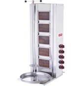 Resim Işıkgaz 5 Radyanlı Döner Ocağı Doğalgazlı 