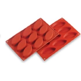 Resim Mekik Silikon Kalıp Çikolata Sabun Kokulu Taş Mum Epoksi Kalıbı 9 Delikli 