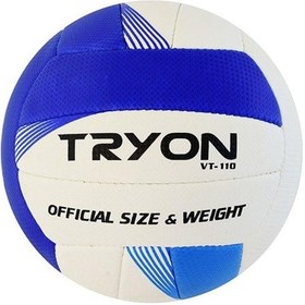 Resim Tryon Vt 110 Dikişli 5 No Voleybol Topu Mavi - Beyaz 