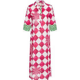 Resim Bombay Tunik Dama Ananas Vişne - Vişne / T2 