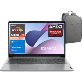 Resim Lenovo Ideapad 1 Amd Ryzen 5 5500U 16GB 512GB SSD 15.6" Fhd Windows 11 Home Taşınabilir Bilgisayar 82R400R6TX - Lenovo Çanta Wz1 