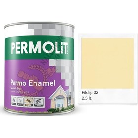 Resim Permolit Enamel Sentetik Yağlı Boya Fildişi 2.5 Lt. 2.5 L 