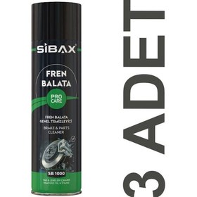 Resim Sibax Fren Balata Temizleyici Sprey 3 x 500 ML 