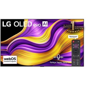 Resim LG OLEDG55 65 inç 165 cm 4K OLED evo Smart TV AI Sihirli Kumanda webOS25,Uydulu 