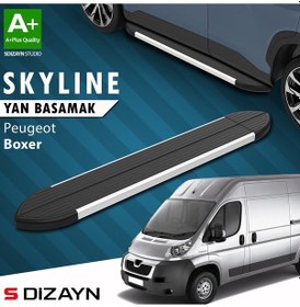 Resim S-dizayn Peugeot Boxer 3 Kısa Şase Skyline Aluminyum Yan Basamak 203 Cm 2006 Üzeri A+ Kalite 