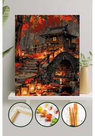 Resim Sayılarla Boyama Tuval Seti 40x50 Cm - Taş Ev 