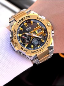 Resim Joefox Çelik Kordon Dijital Ve Analog 2 Yıl Garantili 3 Atm Suya Dayanıklı Erkek Kol Saati JOE.CL11 