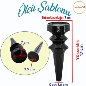 Resim Badem10 Oliva Siyah 17 Cm Mobilya Kanepe Koltuk Tv Ünitesi Konsol Yükseltme Yükseltici Ayağı Ayakları 4 Adet 