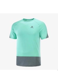 Resim Salomon Lc1721600 Cross Run Erkek Tişört Yeşil 