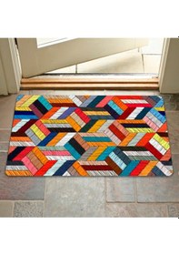 Resim Dijital Baskılı Kapı Önü Paspas Ev İçi Ve Dışı İçin Banyo Lavabo Balkon Mutfak İçin Ve Yıkanabilir Çok Renkli 