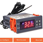 Resim Monyee Stc-3000 Mikro Bilgisayarlı Sıcaklık Kontrol Cihazı -50 C 99 C Aralığında Akvaryum Yumurta İçin 12v Dijital Gösterge Termostat 