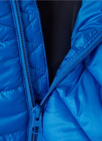 Resim name ıt Mavi Erkek Bebek Fermuarlı Uzun Kollu Uzun Düz Mont NBMMAXON JACKET PB 