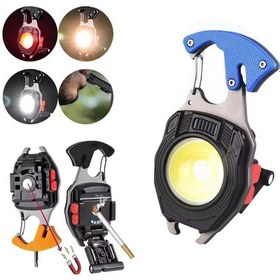 Resim W-5147 Profesyonel Çok Fonksiyonlu Anahtarlıklı Kamp Feneri Asorti 