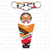 Resim Redline Grafik Hrc 1000rr 2014 - 2019 Repsol Tank Pad Depo Kapak Gidon Pad Set 3'lü Set 