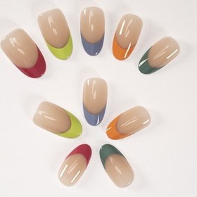 Resim Pop Beauty Takma Tırnak Seti & Zararsız Yapıştırıcı Popbeauty10067 