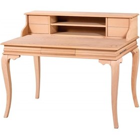 Resim Masifart Jocasta 125 Lik Raflı Rustik Çalışma Masası Cilasız Ham Ahşap 