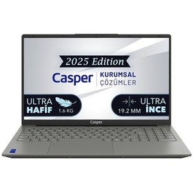 Resim Casper Nirvana X700.1362-DF00X-G-F i7-13620H 32 GB 1 TB NVMe SSD 15.6" Dos Dizüstü Bilgisayar 