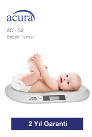 Resim Acura AC-52 CE Onaylı 20KG Kapasiteli Dijital Bebek Tartısı 