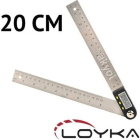 Resim Dijital Açı Ölçer, 20 Cm, Hassas ve Kolay Kullanım 