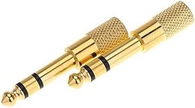 Resim ZEYUAN Çift Ses Jakı Adaptörü Dönüştürücü Stereo Priz Elektro Gitarlar için Mikrofon Kulaklık 6.35mm Erkek 3.5mm Kadın 