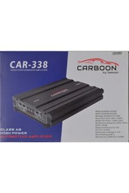 Resim Genel Markalar Carboon Car-338 4 Kanal 4X50Rms 3000W Amplifikatör 