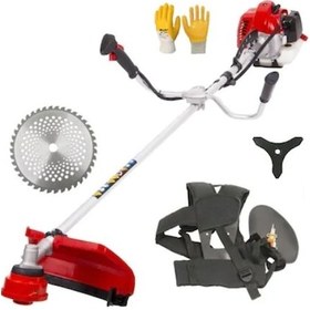 Resim Palmera CG520 1.9 HP Düz Şaftlı Motorlu Yan Tırpan + İş Eldiveni 