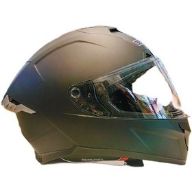 Resim Beon B-507 FF07 Full Face Kapalı Motosiklet Kaskı Mat Siyah 