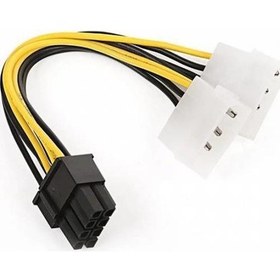 Resim 8 Pin Power Kablo 8 Pin To Molex Power Pcıe Ekran Kartı Güç Kablo 8 Pin Power To Molex 