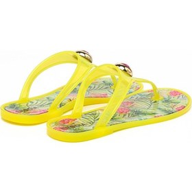 Resim Terlik Kadın J-9003-2 Enodia Limon Sarısı-ananas-fuşya Taş Gold Limon Sarısı-ananas-fuşya Taş Gold 