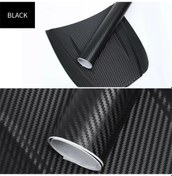 Resim Siyah-30x127cm-30cmx127cm 3d Karbon Fiber Araba ları Rulo Streç Film Araba Motosiklet Dıy Styling Vinil Siyah Re 