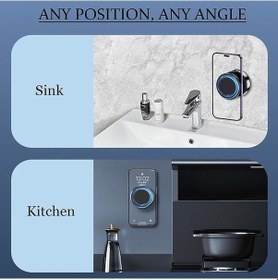 Resim Skycity Zincirli Çelik Levha 32 N52 Mıknatıs 360 Döner Ev Araba Akıllı Telefon Tutucu Evcil Ofis Cam Pano Siyah Gümüş Seçenekli GÜMÜŞ 