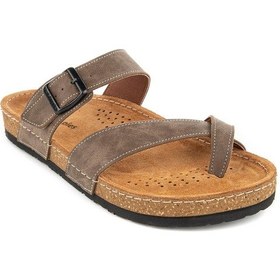 Resim Hush Puppies Apavu Anatomik Taban Hakiki Deri Erkek Terlik Vizon 