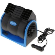 Resim Maiyame 12v Mavi Arabalı Turbo Fan - Süper Güçlü, Sessiz Çalışma, Hız Ayarlı, Bladeless Tasarım 301 İngilizce Versiyon 