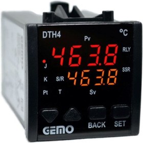 Resim Gemo Dth4-2230vac ,48x48mm 110v..220vac Pt100/tc Kontak/ssr Isı Kontrol 
