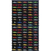 Resim 1/64 Eskitme Siyah Dikey Hobi Araba Rafı Dikey (Hot Wheels, Matcbox) 