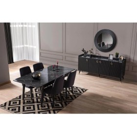 Resim Zen Black Yemek Masası 