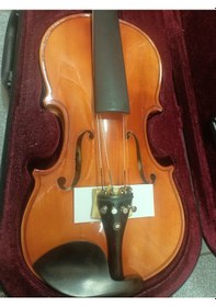 Resim Armajy003afe Mod. 4/4 Tam Boy Masif Ağaç Abanoz Hareli Keman Seti 