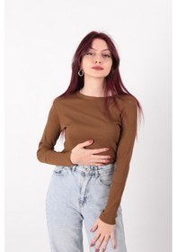 Resim Busem W0010820 Kadın Bluz Kahve 